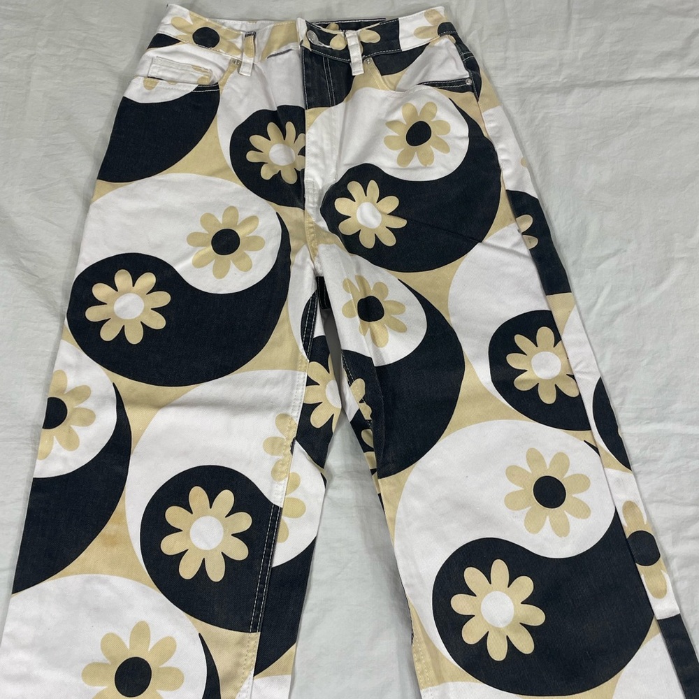 Pacsun 90's Boyfriend Women Multicolor Relaxed Straight Denim Jeans 27 - Picture 5 of 10